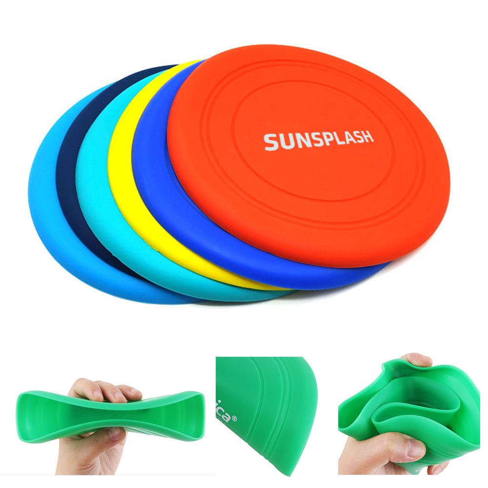 Silicone Soft Pet Flying Disc with Logo