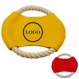 Logo Branded Custom Pet Cotton String Flying Disc