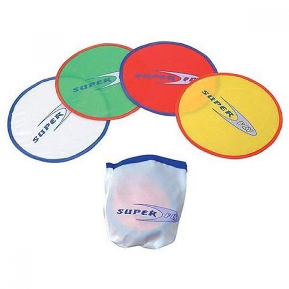 Logo Branded Foldable Disc with Carrying Pouch Logo Branded Foldable Disc with Carrying Pouch