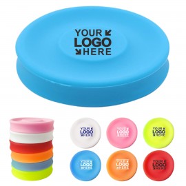 Personalized MOQ50Pcs Mini Silicone Flying Disc Round Flyer