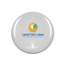 Custom 10" Style Hard Plastic Disc White- Full Color Logo Flying Discs  Custom 10" Style Hard Plastic Disc White- Full Color Logo Flying Discs