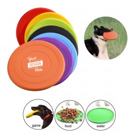 Custom Silicone Pet Training Flying Disc  Custom Silicone Pet Training Flying Disc