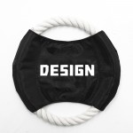 Dog Flying Disc Cotton Rope Toy with Logo