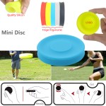 Mini Silicon Game Flying Disc with Logo