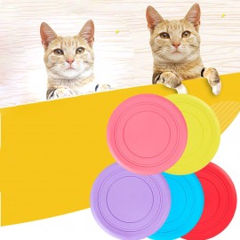 Promotional Durable Silicone Flying Disc for Active Pet Dogs