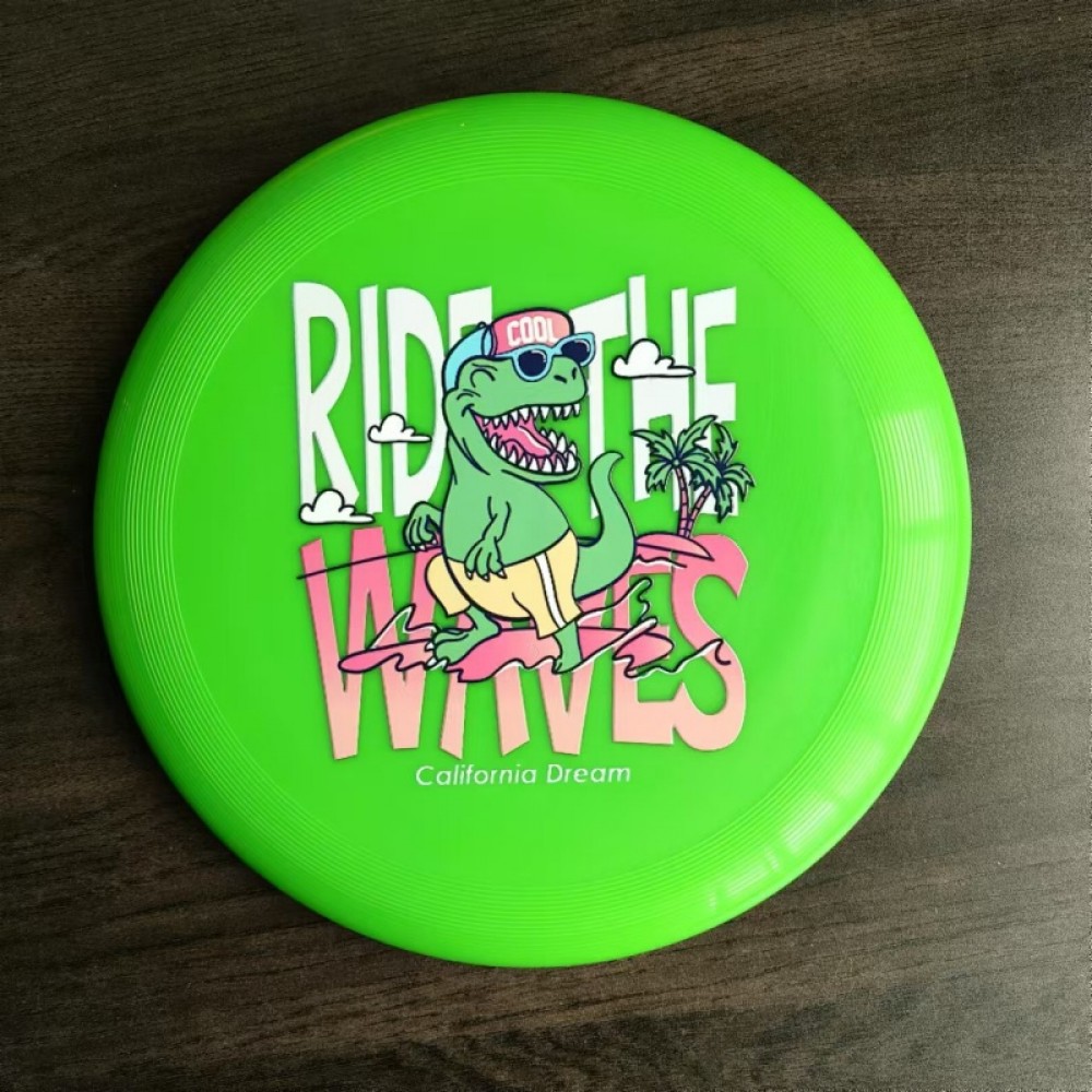 9" Full Color Printed Plastic Flying Disc with Logo