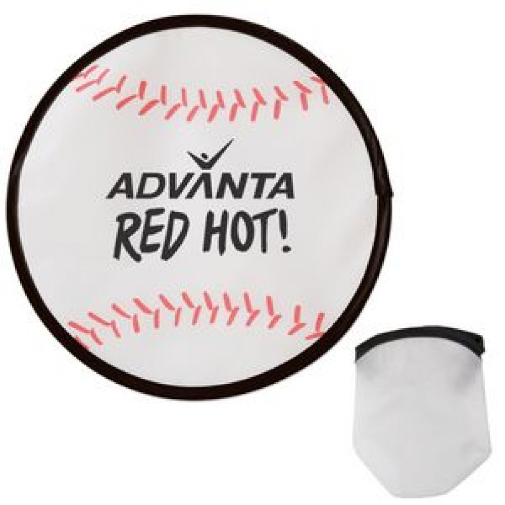 Custom Printed Baseball Flexible Flyer Disc Custom Printed Baseball Flexible Flyer Disc