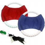 Cotton Rope Pet Flying Disc with Logo