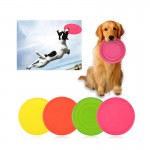 Promotional Soft Silicone Flying Disc Pet Toy
