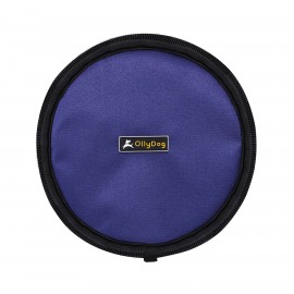 OllyDog Flyer Disc, Atlantic Blue with Logo