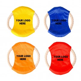 Pet Cotton Rope Dog Flying Disk with Logo  Pet Cotton Rope Dog Flying Disk with Logo