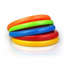 Promotional Colorful 9-inch Flying Saucer for Fun and Games