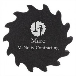 Saw Blade Flyer with Logo