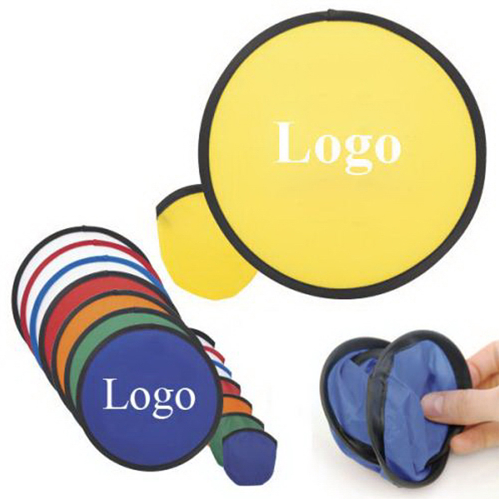 Custom Printed Polyester Folding Flying Disk Custom Printed Polyester Folding Flying Disk