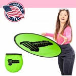 Customized Nylon 10" Full Color Flying Disk With Pouch