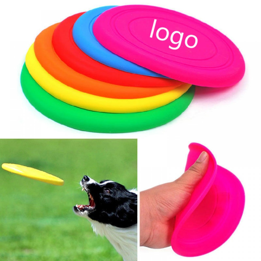 Customized Soft Silicone Pet Flying Disc