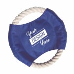 Personalized Cotton Rope Dog Toy Flying Disc