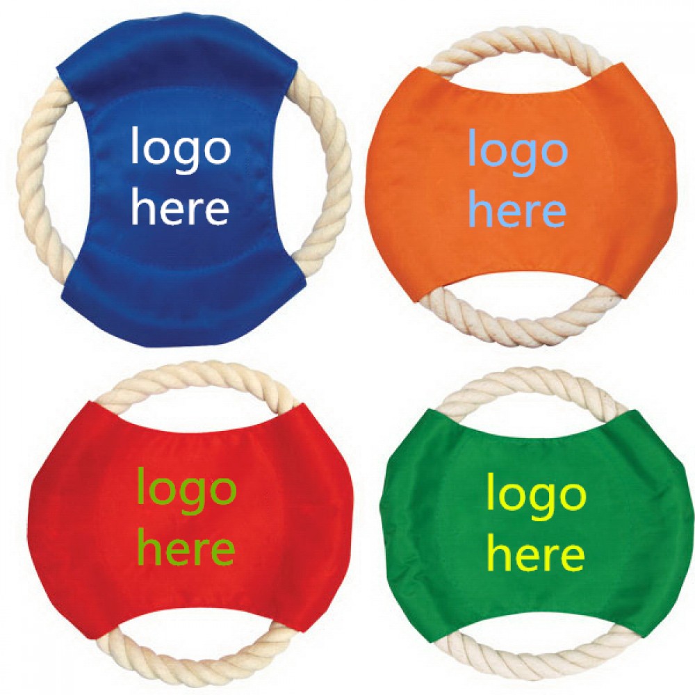 Rope Training Flying Disc with Logo