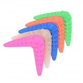 V-Shaped Silicone Hand Throwing Flying Disc with Logo