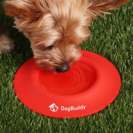Personalized 2-in-1 Silicone Pet Flyer and Drinking Bowl
