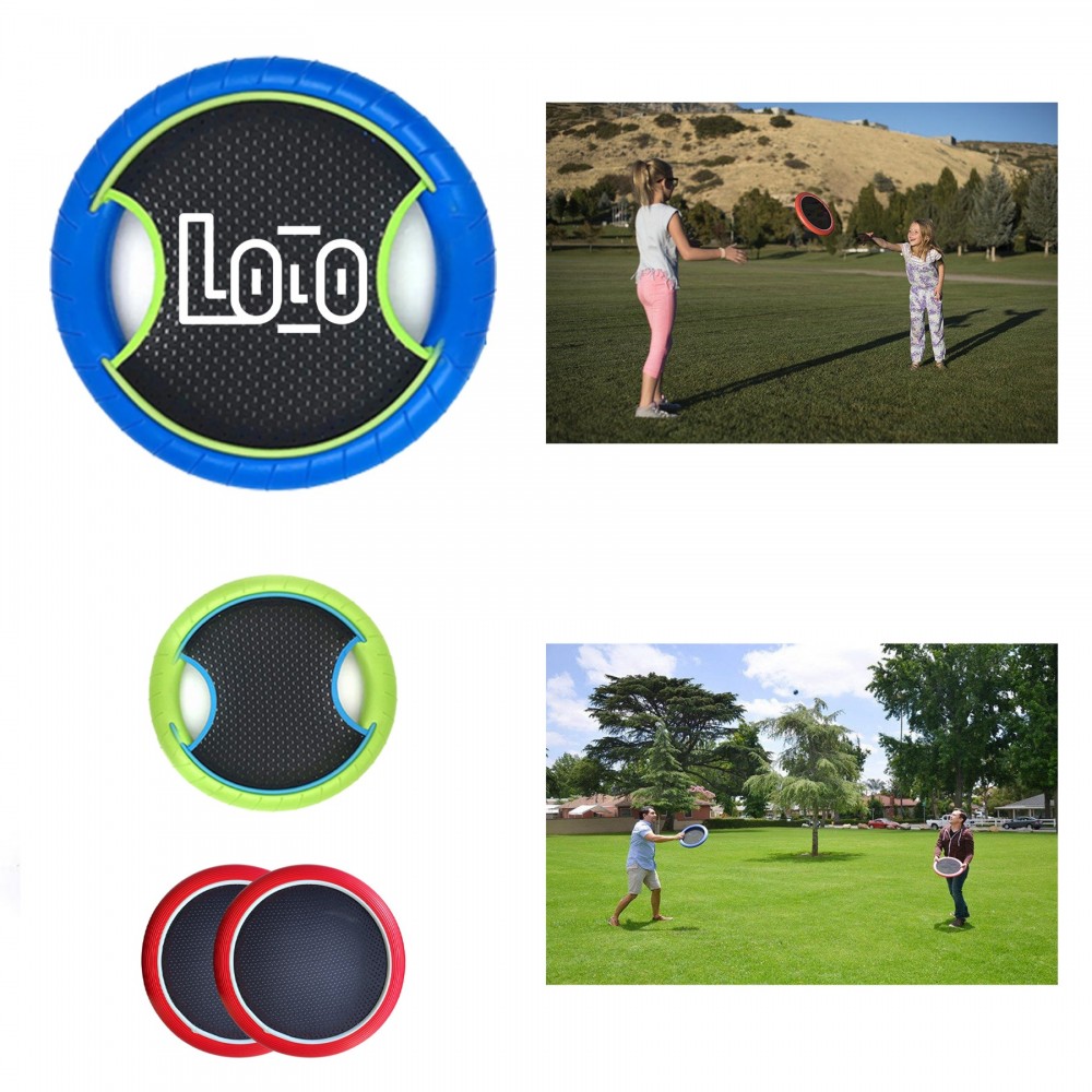 Customized Dual Play Catch Flying Disc Set