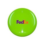 10" Style Hard Plastic Disc PMS375 Lime Green- Full Color Logo Flying Discs with Logo