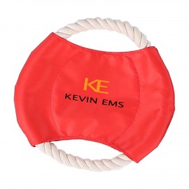 Logo Branded Pet Rope Flying Disc