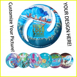 9" Soft And Safe Frisbee Flying Disc Customizable Pattern with Logo