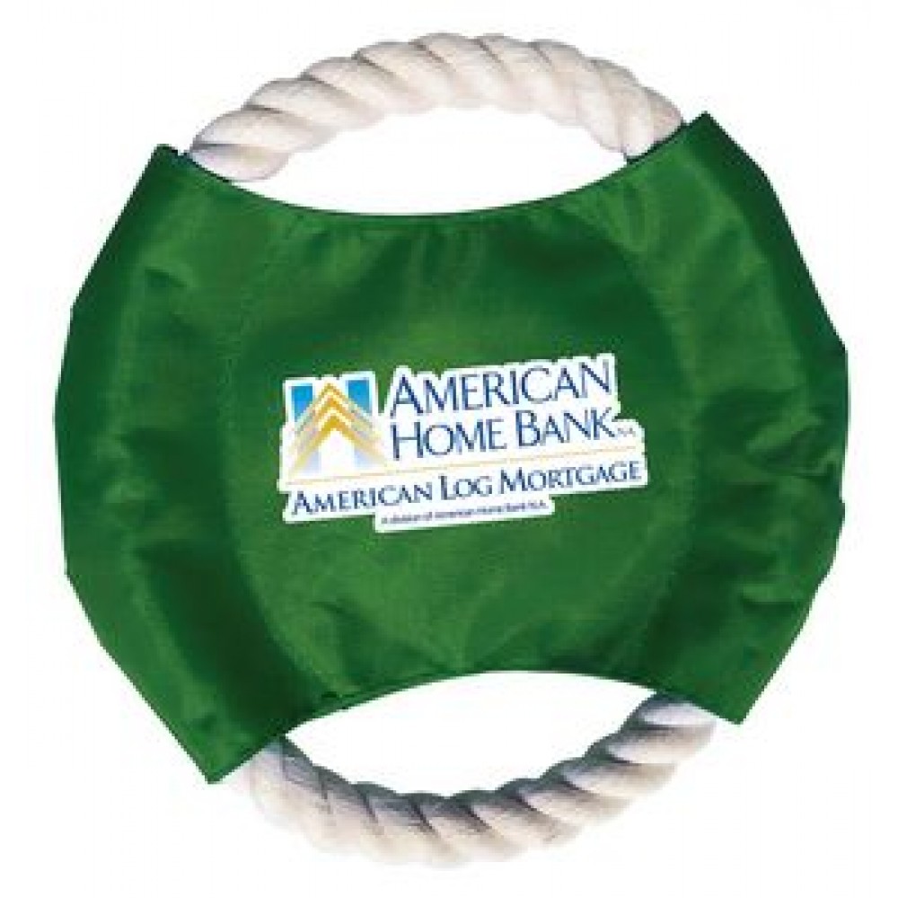 Promotional Rope Flying Disc - (Full Color Imprint) Promotional Rope Flying Disc - (Full Color Imprint)