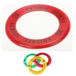 Ring Shaped Plastic Flying Disc with Logo