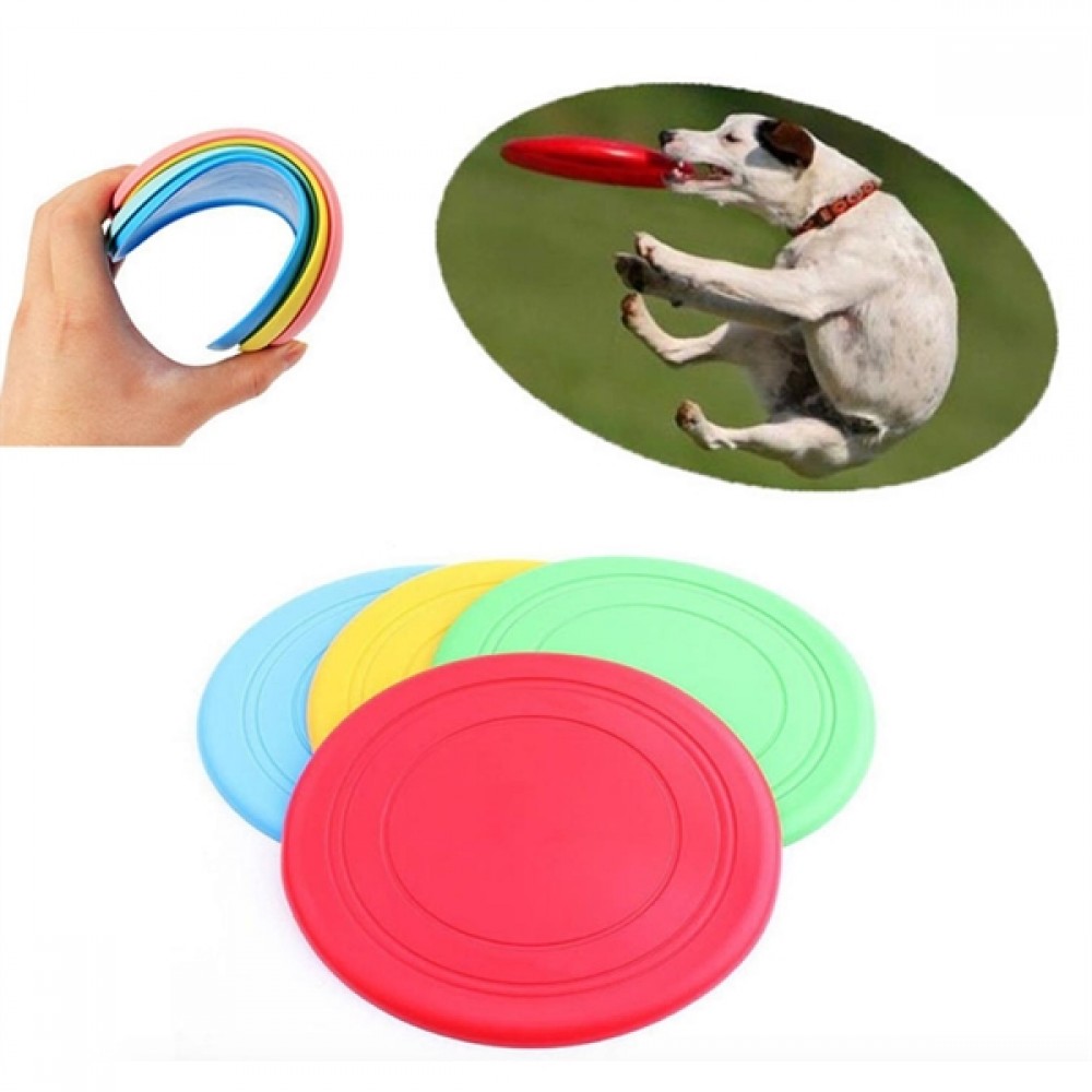 Custom Silicone Pet Flyer Dog Flying Disc