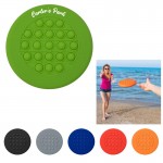 Promotional Push Pop Stress Reliever Flying Disc