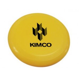 10" Style Hard Plastic Disc Yellow Flying Disc with Logo  10" Style Hard Plastic Disc Yellow Flying Disc with Logo