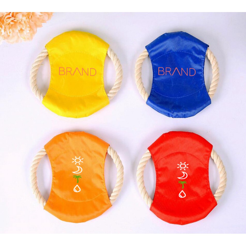 Promotional Dog Cotton Rope Flying Disk Promotional Dog Cotton Rope Flying Disk
