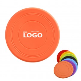 Pet Fetch Silicone Flyer Flying Disc with Logo  Pet Fetch Silicone Flyer Flying Disc with Logo