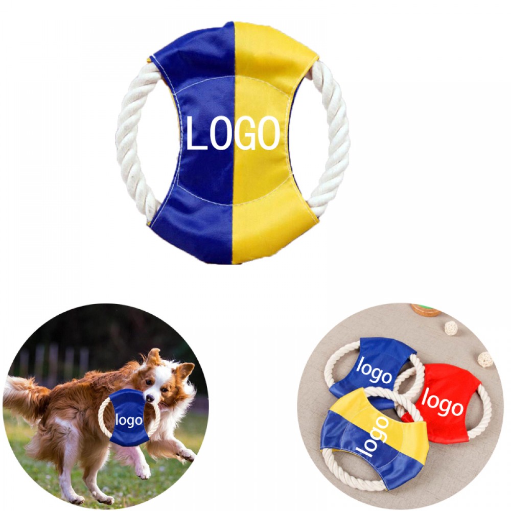 Flying Pet Rope Disc with Logo