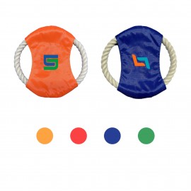 Round Rope Dog Flying Disc with Logo  Round Rope Dog Flying Disc with Logo