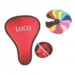 Foldable Polyester Hand Fan With Pouch with Logo