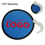 Pop Up Foldable Flying Disc Fan with Handle and Pouch with Logo