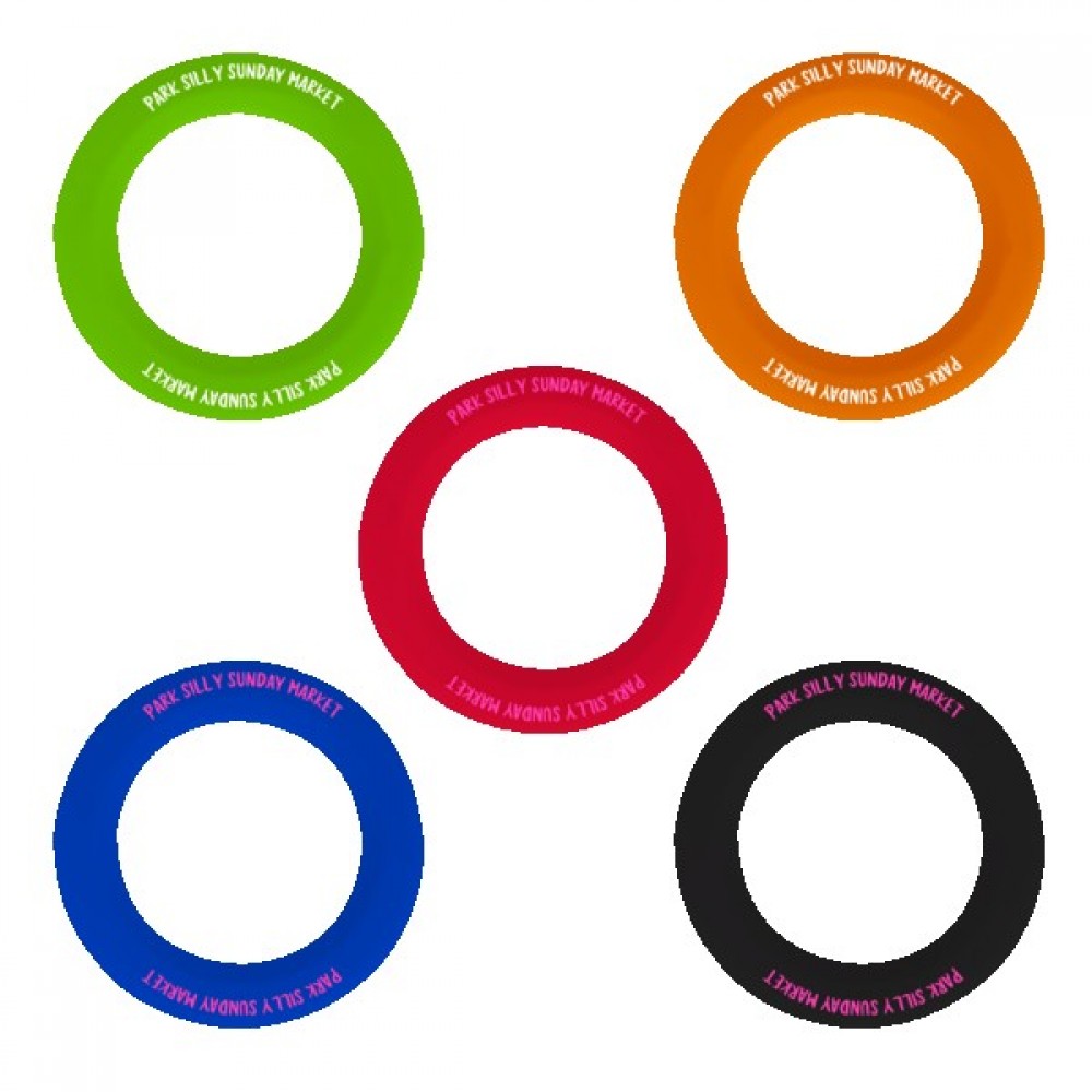 Disc-O-Wrist Silicone Flying Disc with Logo