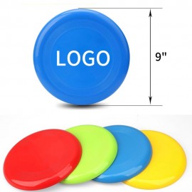 9" Durable Plastic Outdoor Flying Disc with Logo