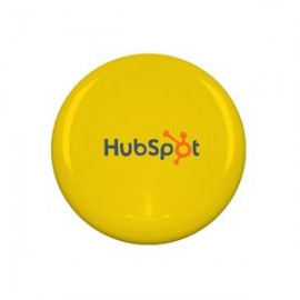 Personalized 10" Style Hard Plastic Disc Yellow PMS 803C- Full Color Logo Flying Discs  Personalized 10" Style Hard Plastic Disc Yellow PMS 803C- Full Color Logo Flying Discs