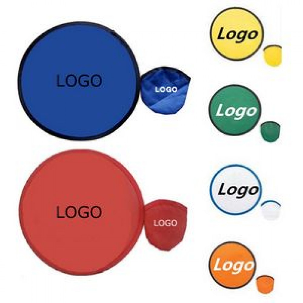 Promotional 10" Nylon Foldable Flying Disc Promotional 10" Nylon Foldable Flying Disc