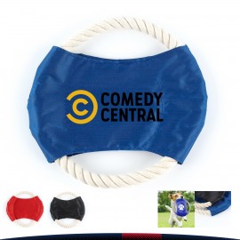 Logo Branded Pet Cotton Rope Frisbee