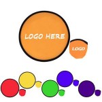 Logo Branded Fold-Away Flying Disc with storage pouch