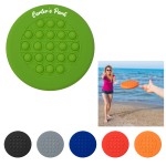 Push Pop Stress Reliever Flying Disc with Logo
