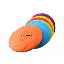 Silicone Pet Flying Disc with Logo