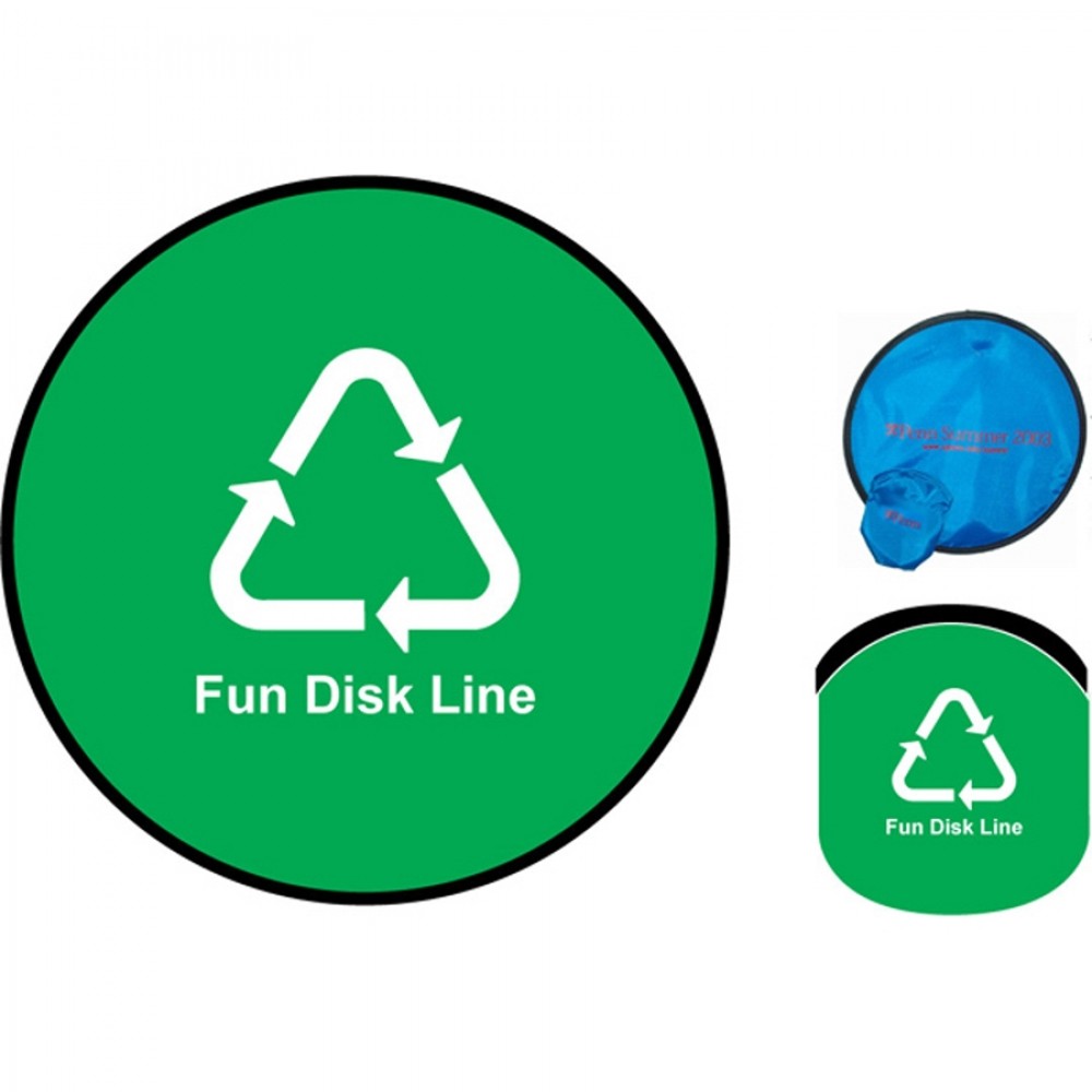 Custom Printed 10" Nylon Fun Disk w/Imprinted Pouch Custom Printed 10" Nylon Fun Disk w/Imprinted Pouch
