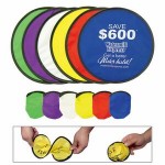 Custom Printed Collapsible Nylon Flying Disc w/Pouch (10")