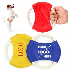 Rope Dog Flying Discs with Logo
